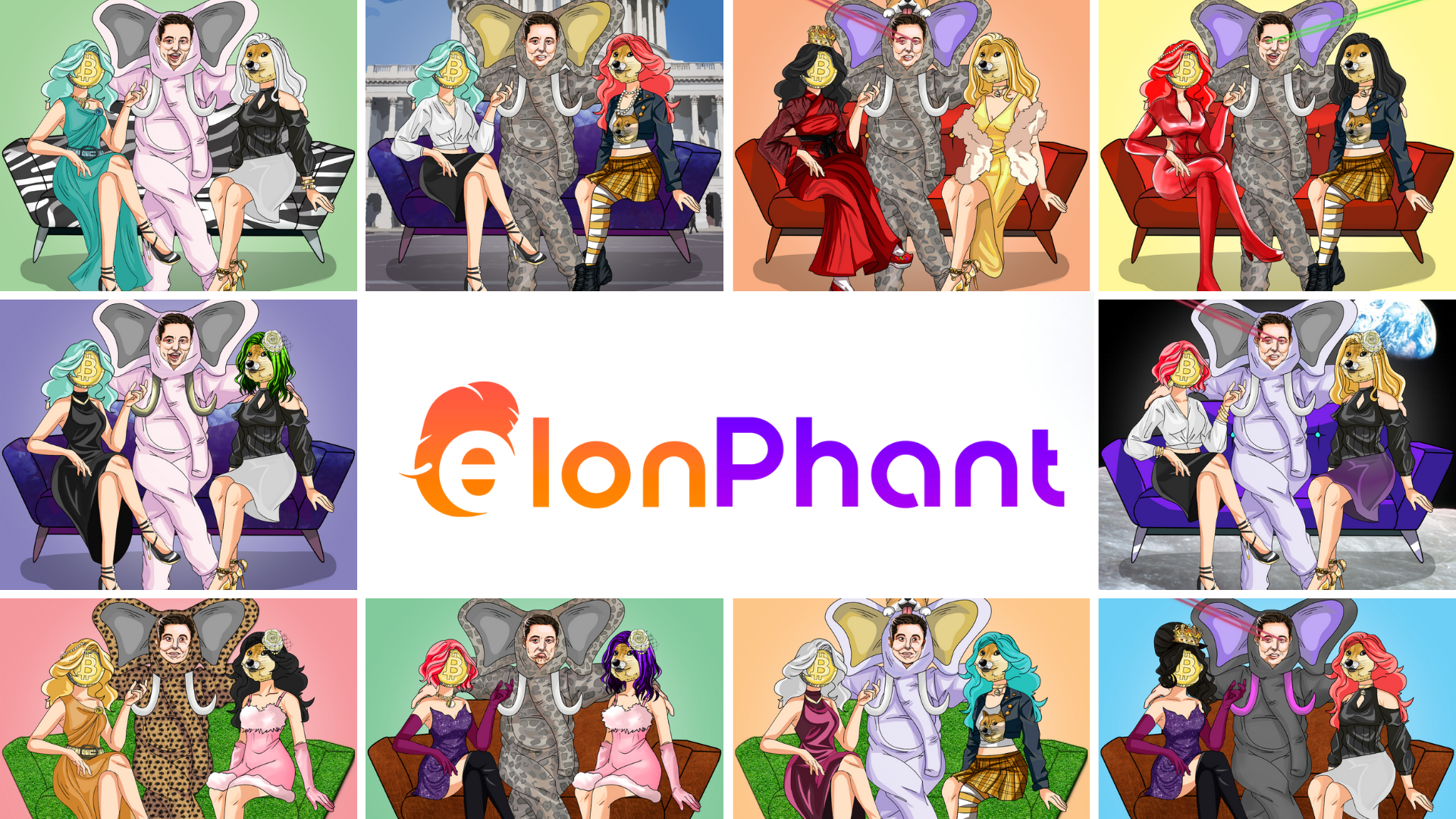 ElonPHANT Is Offering A Fun-Filled Look At The Relationship Between Elon Musk, Bitcoin And Dogecoin. 1 ElonPHANT Is Offering A Fun-Filled Look At The Relationship Between Elon Musk, Bitcoin And Dogecoin. 16