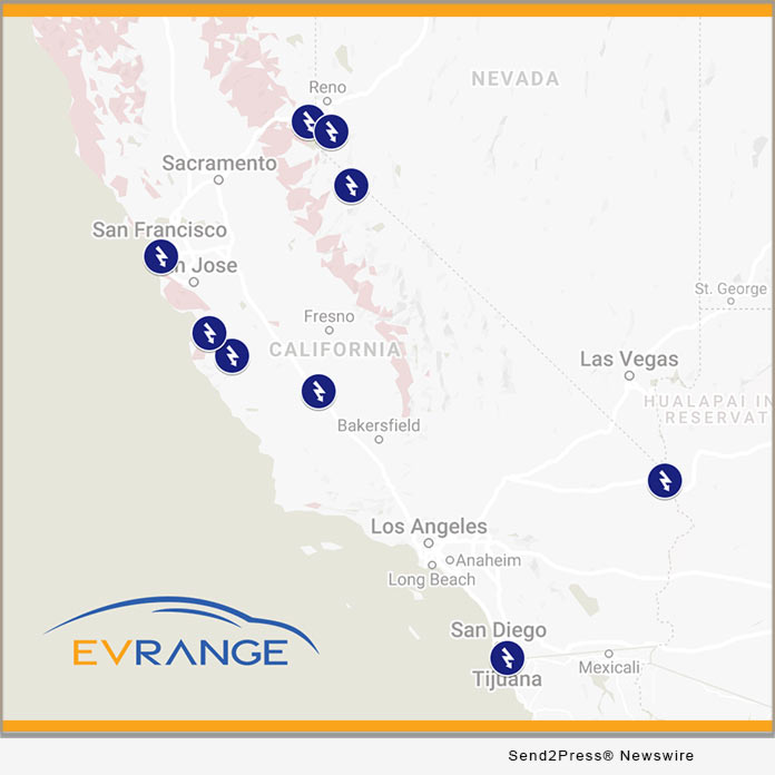 EV Range Inc. to Install 26 High-Powered EV Charging Stations in CA and NV in 2022 1 EV Range Inc. to Install 26 High-Powered EV Charging Stations in CA and NV in 2022 6