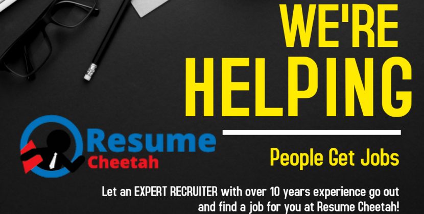Get Help Finding A Job With Resume Cheetah