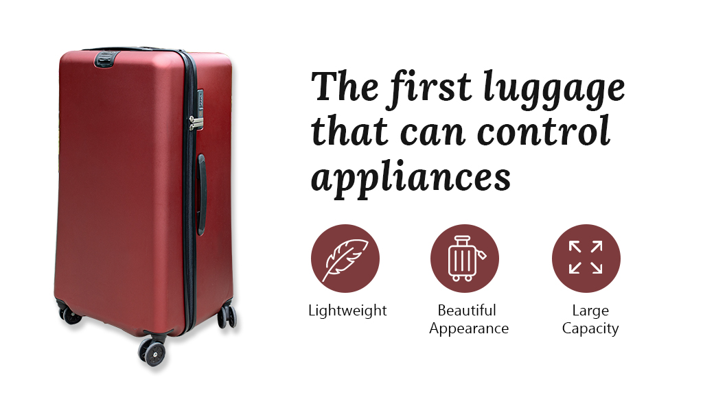 KESUO | The first luggage that can control appliances 34 KESUO | The first luggage that can control appliances 34