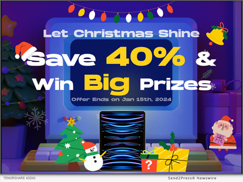 4DDiG Christmas Hot Sale 2023: Prices Drop to 9.90 USD, and Win Big with a Free iPad Pro 7 4DDiG Christmas Hot Sale 2023: Prices Drop to 9.90 USD, and Win Big with a Free iPad Pro 2