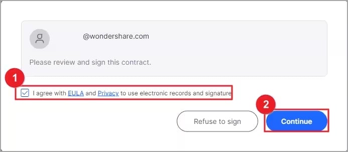 Mastering Electronic Signatures with Wondershare PDFelement 17 agree with policy