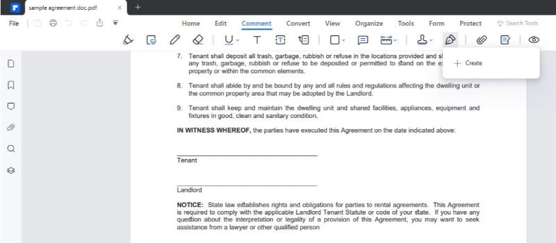Mastering Electronic Signatures with Wondershare PDFelement 5 create signature