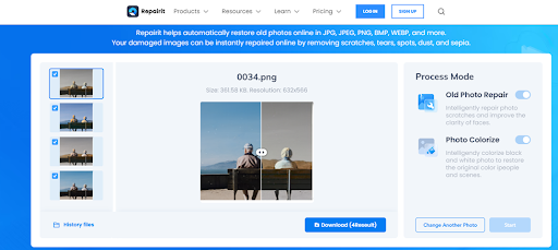 How to restore old photos with Online AI-Powered Tool for Free 4 How to restore old photos with Online AI-Powered Tool for Free 4