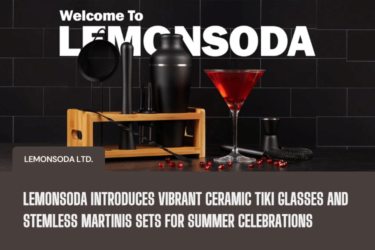 Lemonsoda Introduces Vibrant Ceramic Tiki Glasses and Stemless Martinis Sets for Summer Celebrations 2 Lemonsoda Introduces Vibrant Ceramic Tiki Glasses and Stemless Martinis Sets for Summer Celebrations 2
