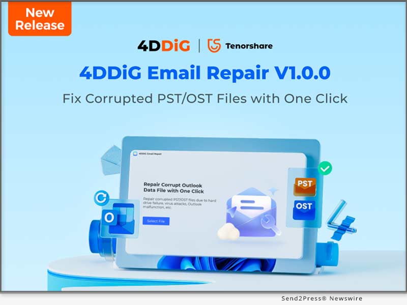 4DDiG Email Repair v1.0.0 Released – Fix Corrupted PST/OST Files with Just One Click 4DDiG Email Repair v1.0.0 Released – Fix Corrupted PST/OST Files with Just One Click