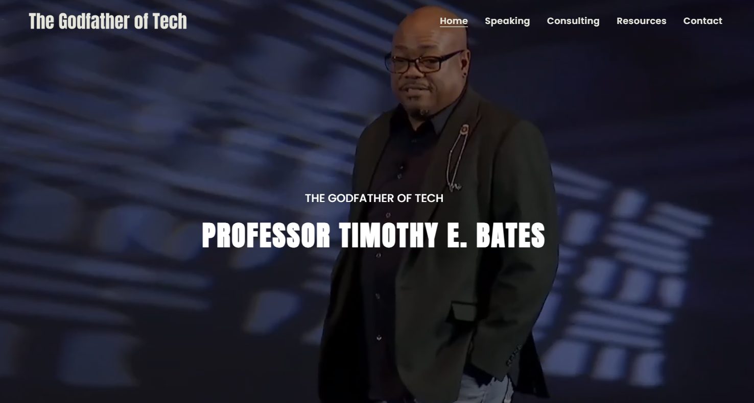 Top CTO, Start-up Advisor and Artificial Intelligence Consultant, Professor Timothy Bates Launches “The Godfather of Tech” Brand: A New Era of Innovation, Leadership, and Community Engagement Top CTO, Start-up Advisor and Artificial Intelligence Consultant, Professor Timothy Bates Launches “The Godfather of Tech” Brand: A New Era of Innovation, Leadership, and Community Engagement